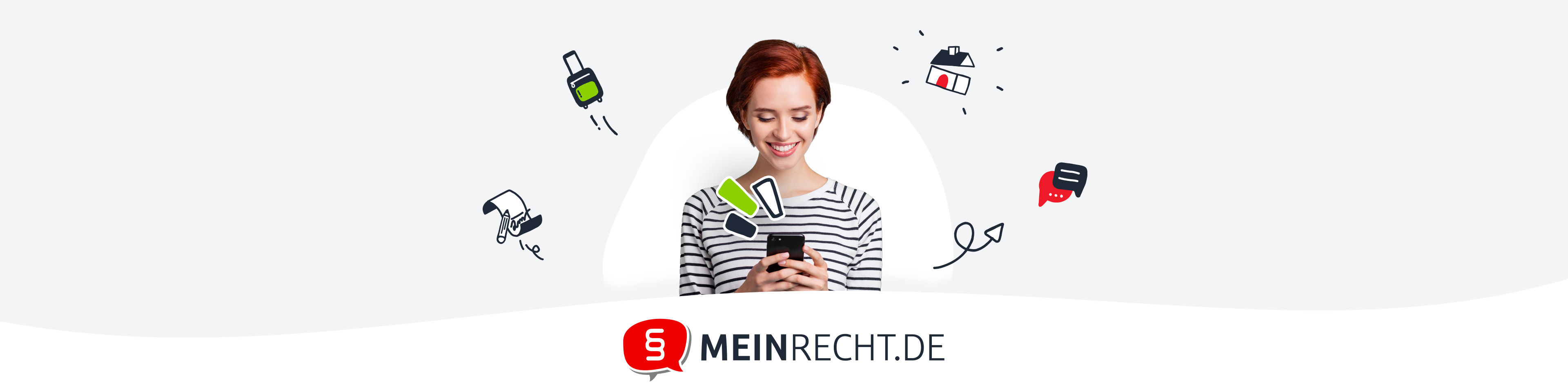 Frau am Handy