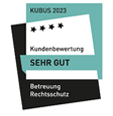 KUBUS 2022 - Kundenbewertung Kundenzufriedenheit Rechtsschutz 1. Platz für die ÖRAG