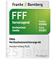 Franke und Bornberg Rating 2020 - Rundum-Schutz HERVORRAGEND für die ÖRAG