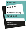 KUBUS 2022 - Kundenbewertung Service Rechtsschutz 1. Platz für die ÖRAG
