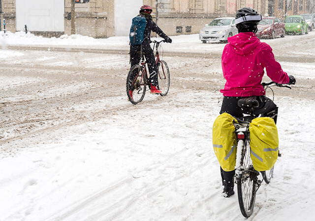 Mit dem Fahrrad durch den Winter - Rechtsschutzversicherung