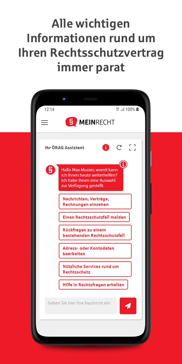 Alle wichtigen Informationen rund um Ihren Rechtsschutzvertrag immer parat