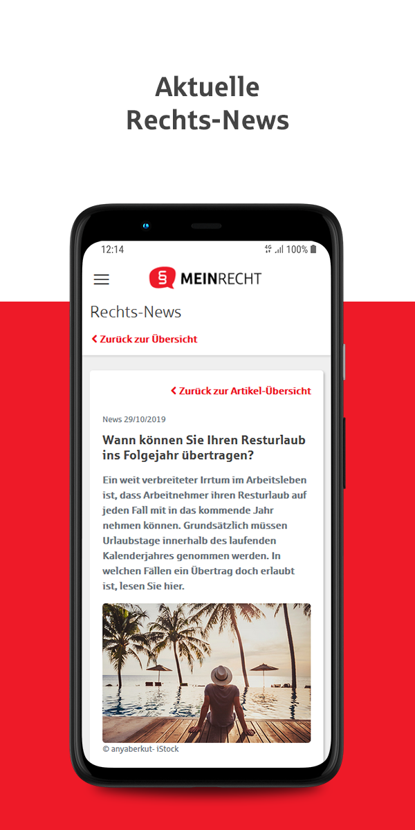 MEINRECHT Kundenportal App  - MeinRecht