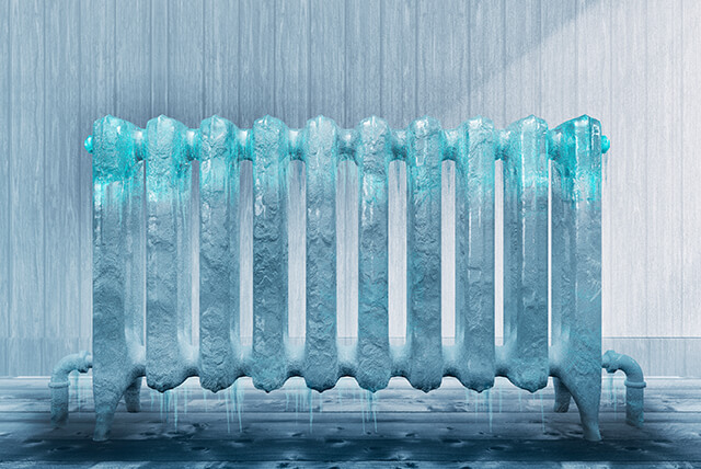 Achtung vor Frost in ungenutzten Gebäuden